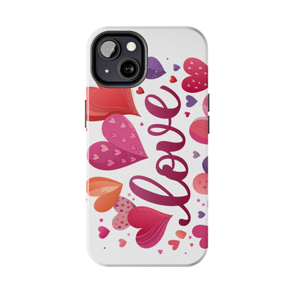 Love & Hearts Tough Valentine Phone Cases