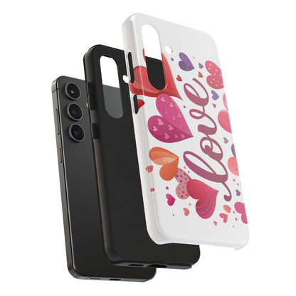 Love & Hearts Tough Valentine Phone Cases