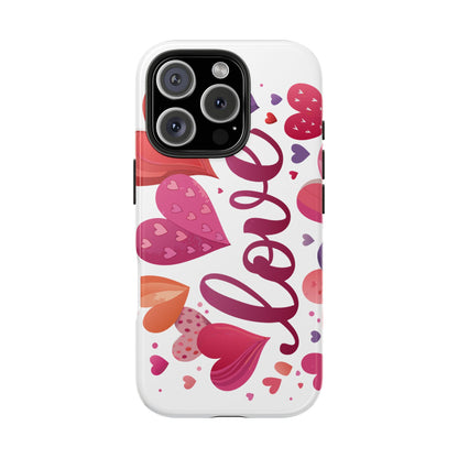 Love & Hearts Tough Valentine Phone Cases