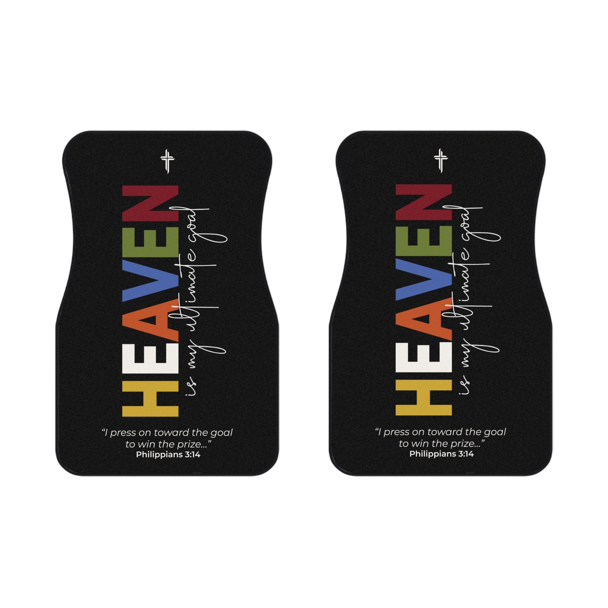 Car Mats - Heaven is my ultimate goal Front 2x Set