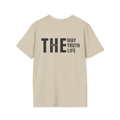 Christian T-Shirt Jesus Is The Way, The Truth, and The Life - John 14:6