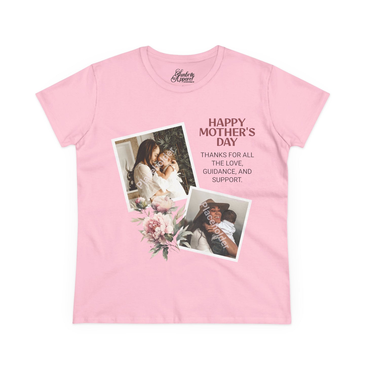 Happy Mother's Day Cotton Tee - Personalized Thoughtful Gift for Moms