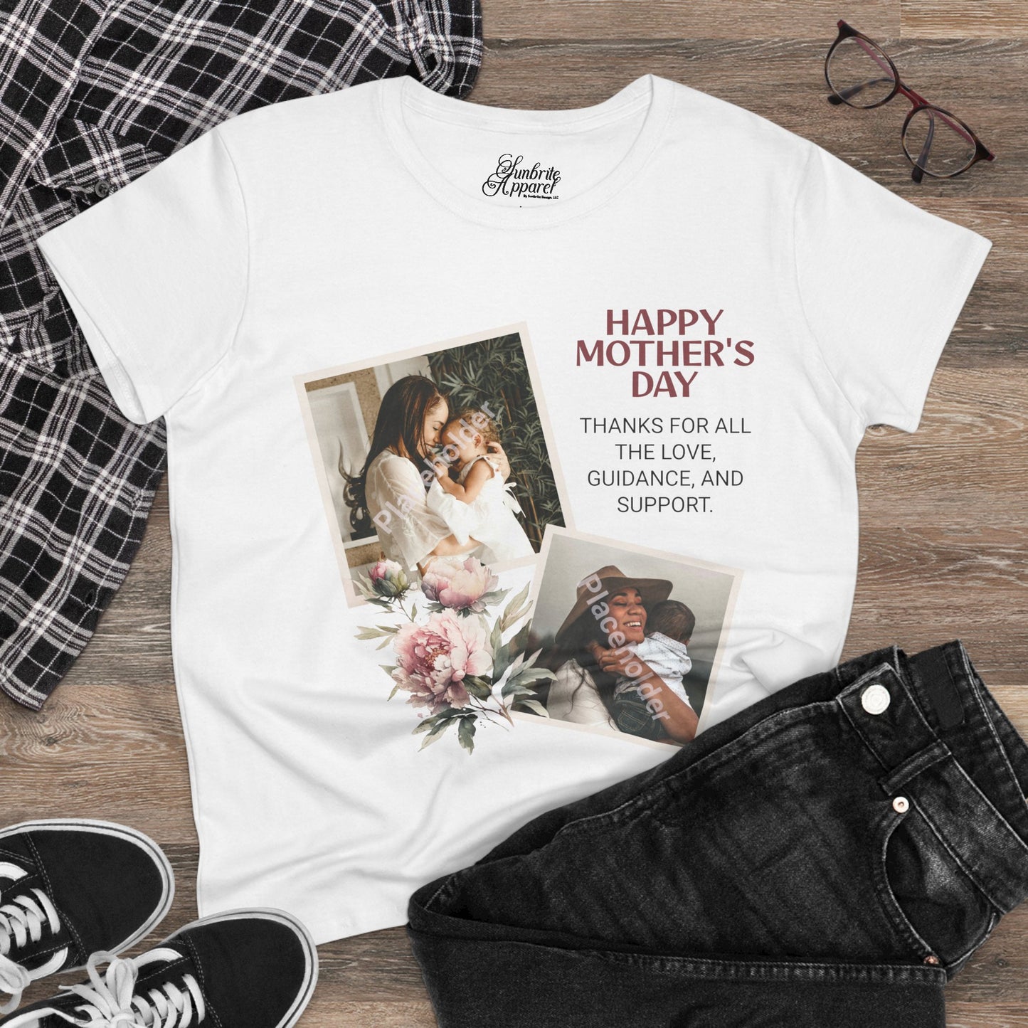 Happy Mother's Day Cotton Tee - Personalized Thoughtful Gift for Moms