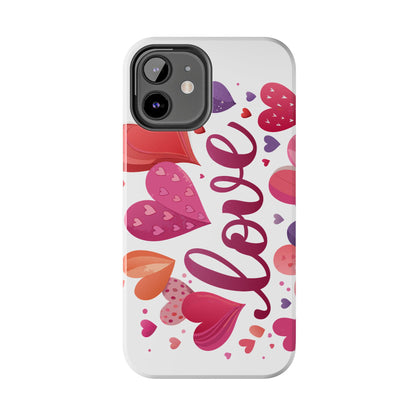 Love & Hearts Tough Valentine Phone Cases