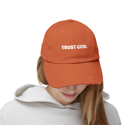 Distressed Cap - Trust God