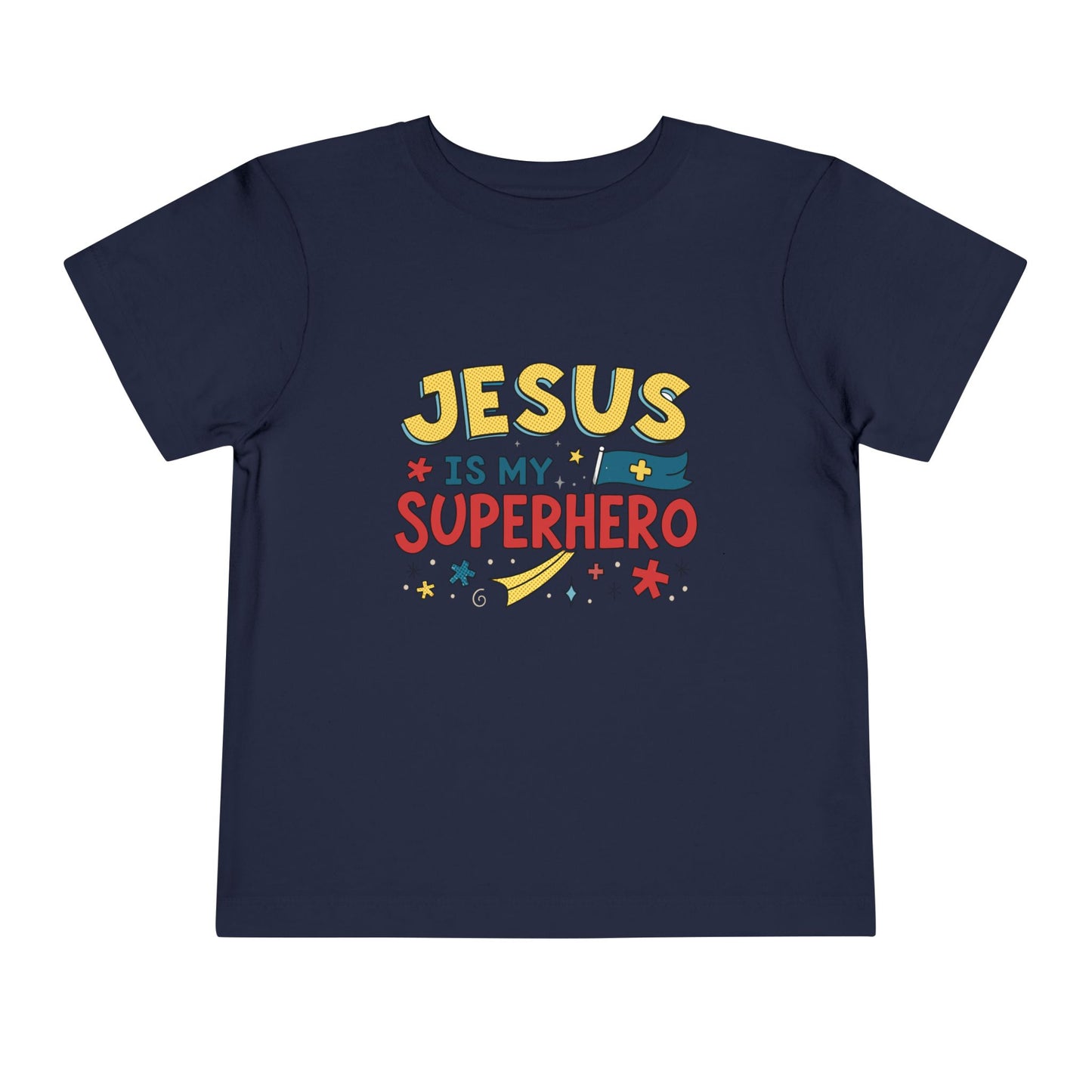 Jesus is My Superhero - Toddler Short Sleeve Tee