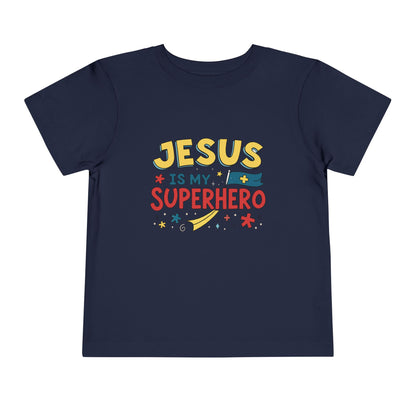 Jesus is My Superhero - Toddler Short Sleeve Tee