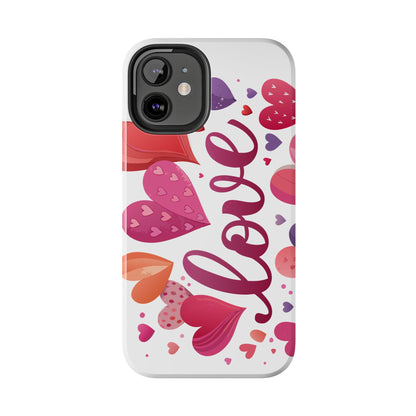 Love & Hearts Tough Valentine Phone Cases