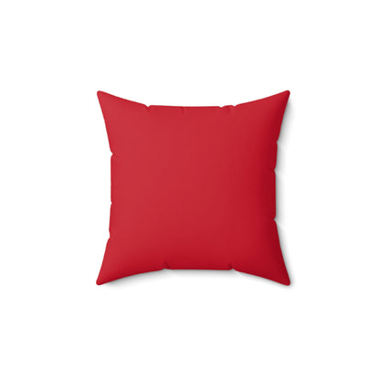 Chosen, Loved, and Redeemed - Valentine Red Square Pillow