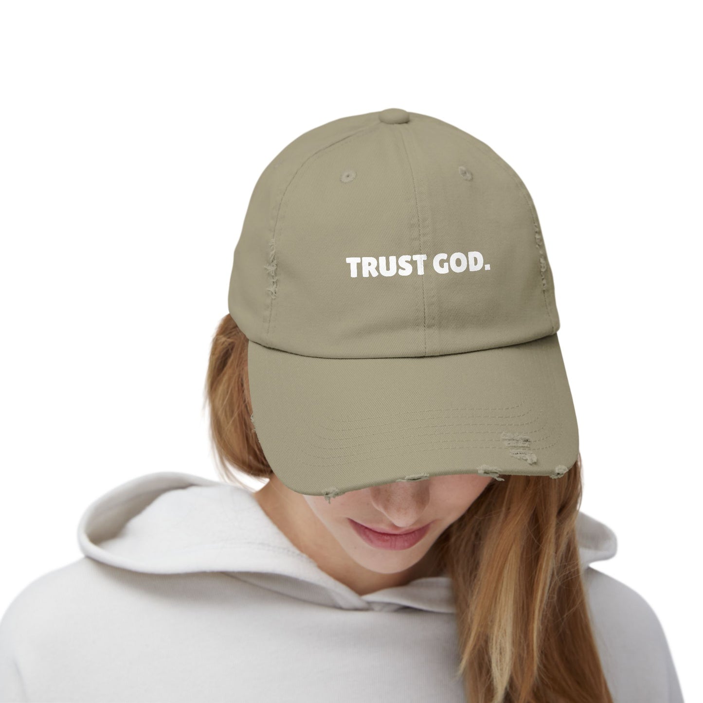 Distressed Cap - Trust God