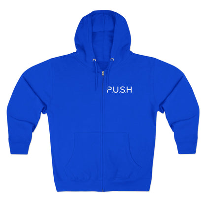 Personalized Zip Hoodie - P.U.S.H - Pray Until Something Happens