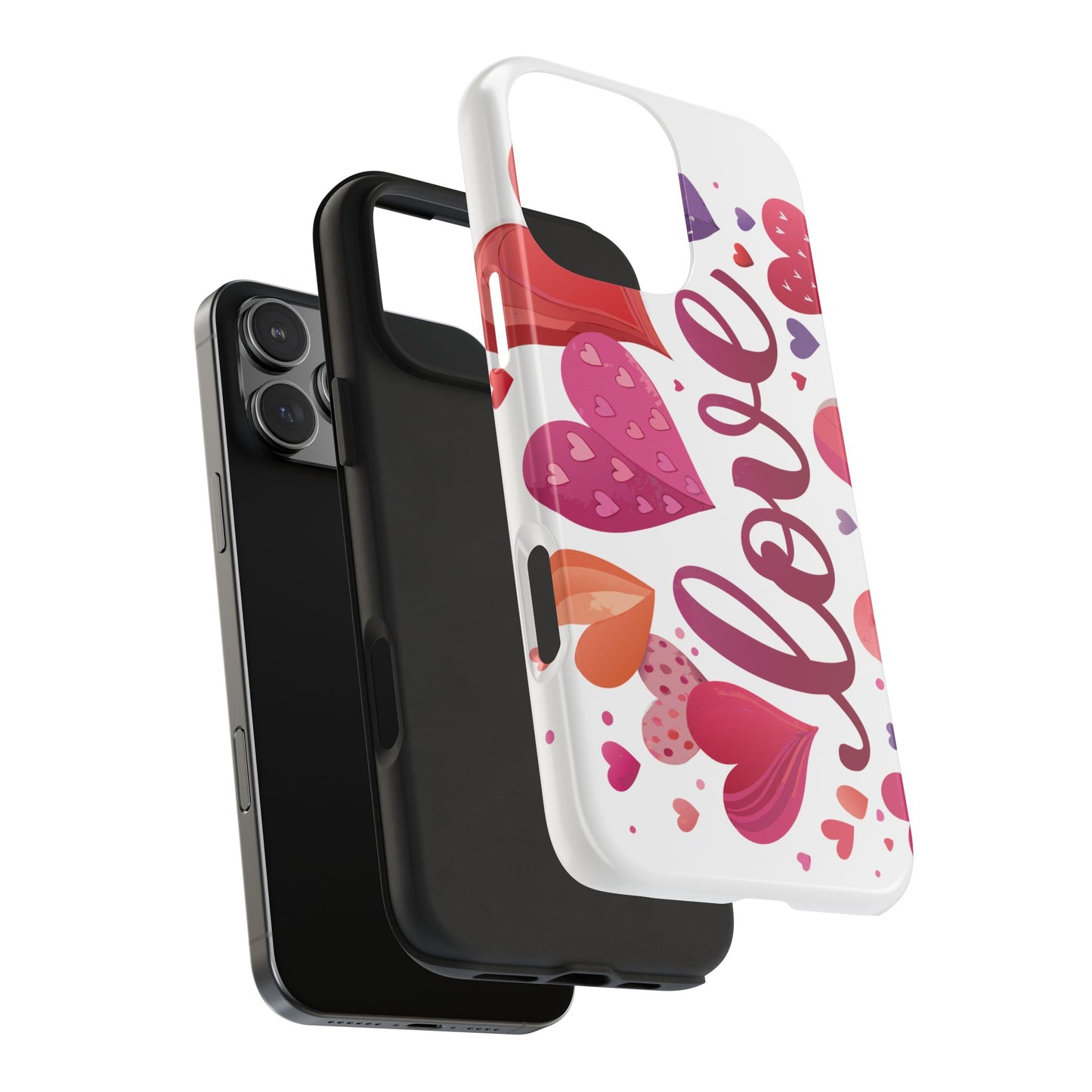 Love & Hearts Tough Valentine Phone Cases