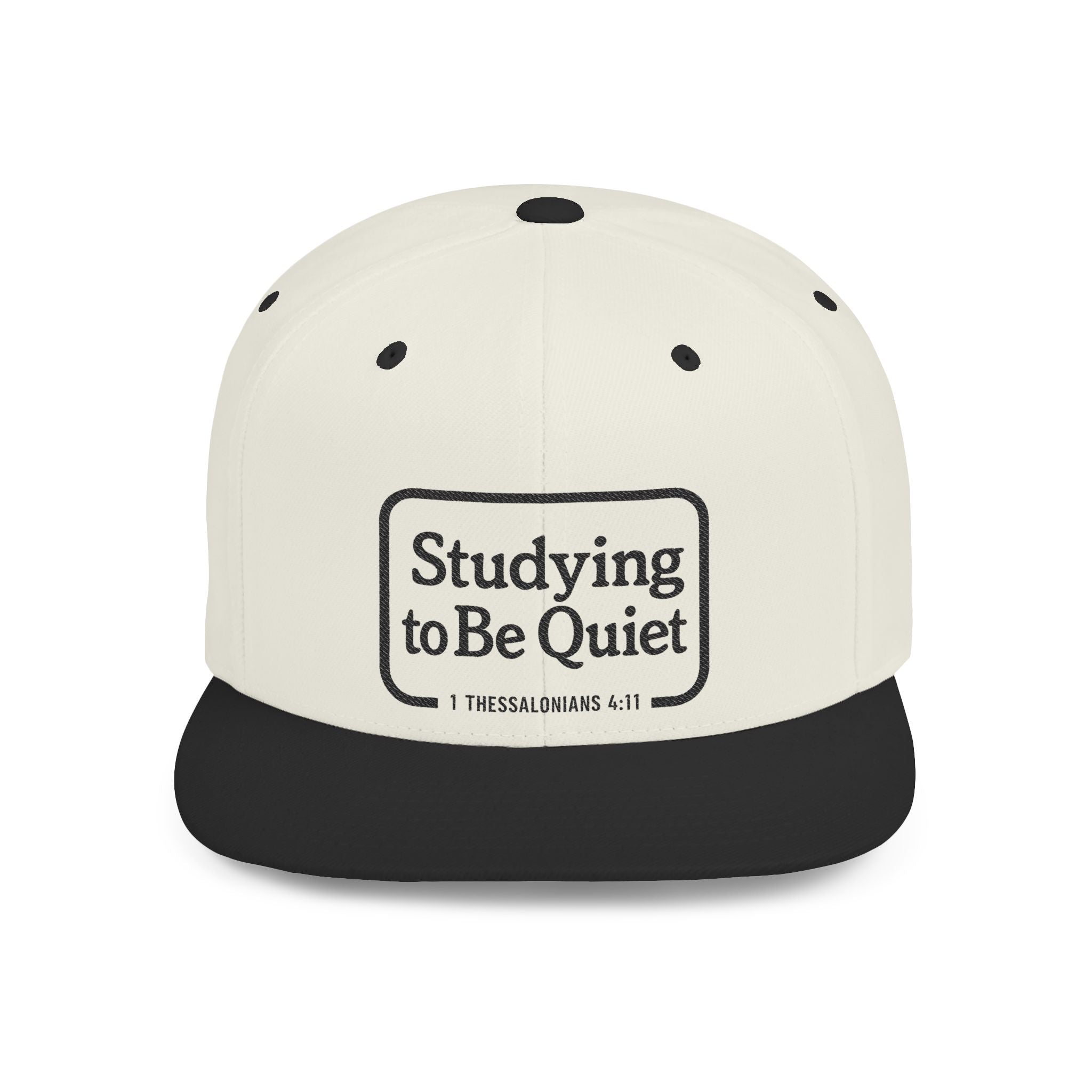 Snapback Cap - Studying to Be Quiet Design