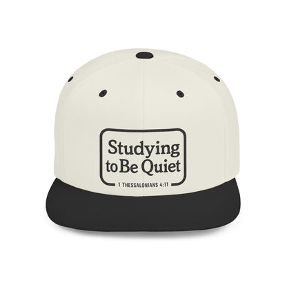 Snapback Cap - Studying to Be Quiet Design