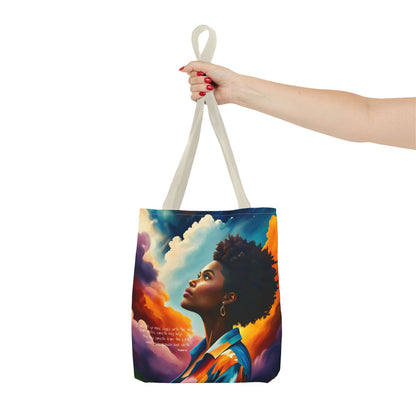 Custom - I Will Lift Up Mine Eyes Tote Bag - Art