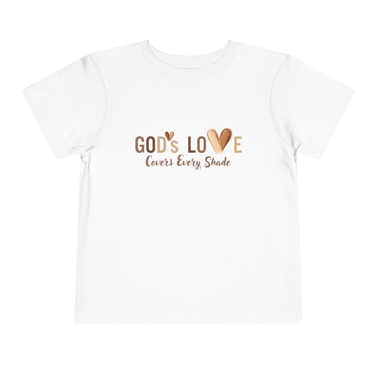 Toddler Tee - Gods Love Covers Every Shade