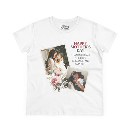 Happy Mother's Day Cotton Tee - Personalized Thoughtful Gift for Moms