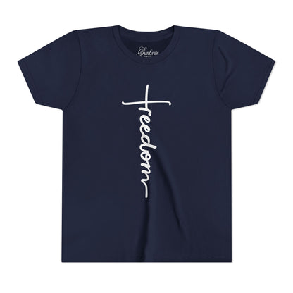 Christian Youth Tee - Freedom in Christ Design