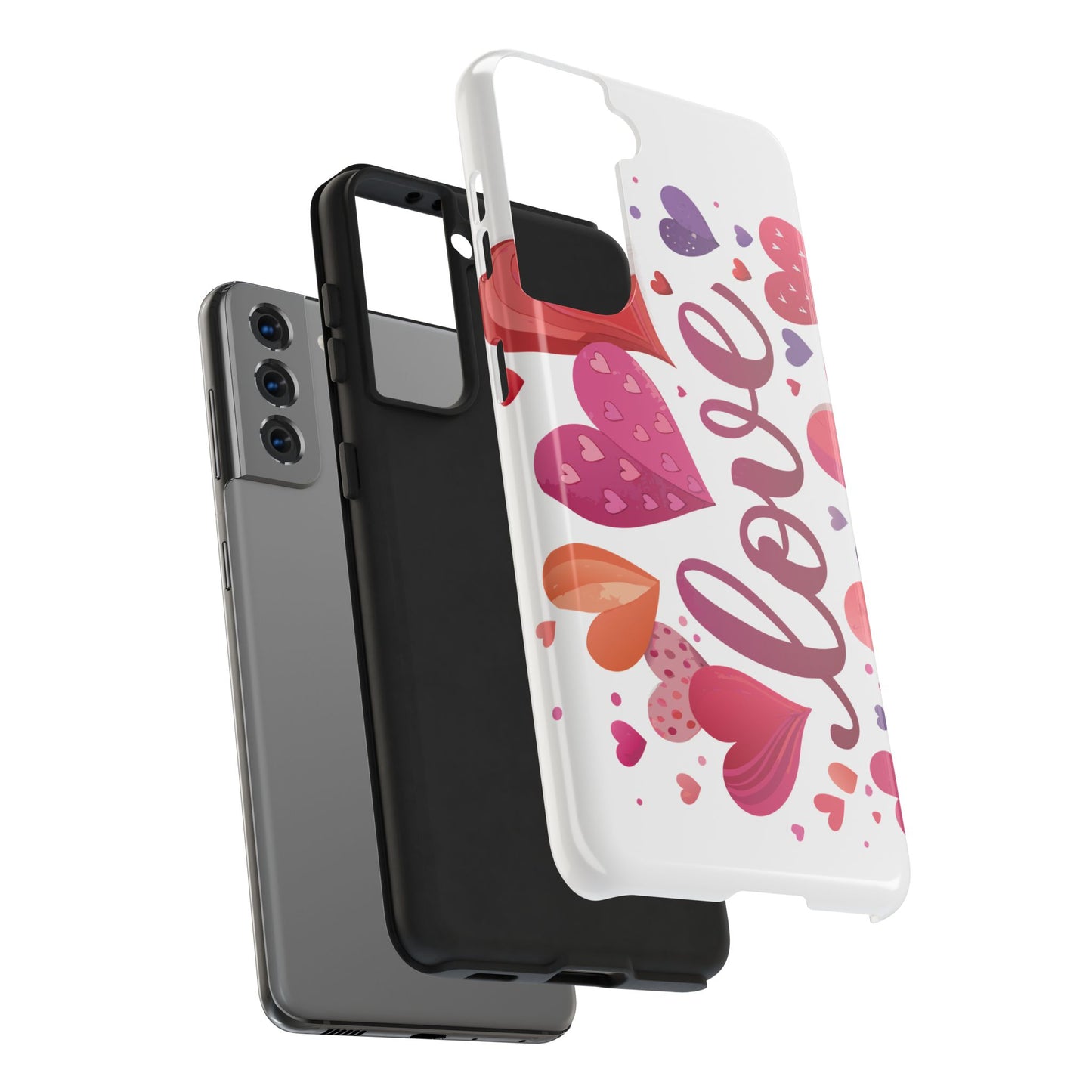 Love & Hearts Tough Valentine Phone Cases