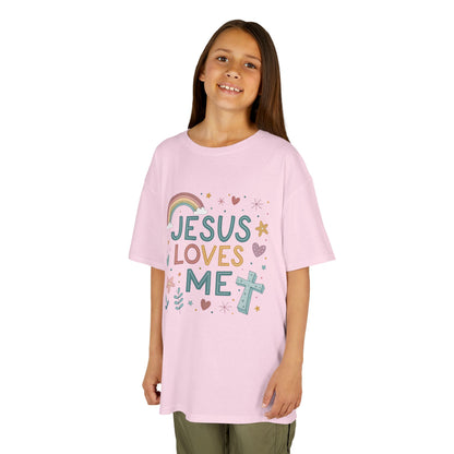 Kids T-Shirt Jesus Loves Me Design