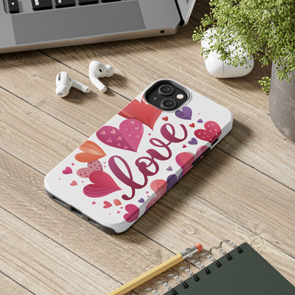 Love & Hearts Tough Valentine Phone Cases