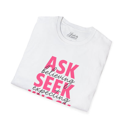 Ask Seek Knock Softstyle T-Shirt