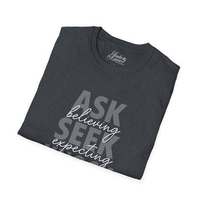 Ask Seek Knock Softstyle T-Shirt