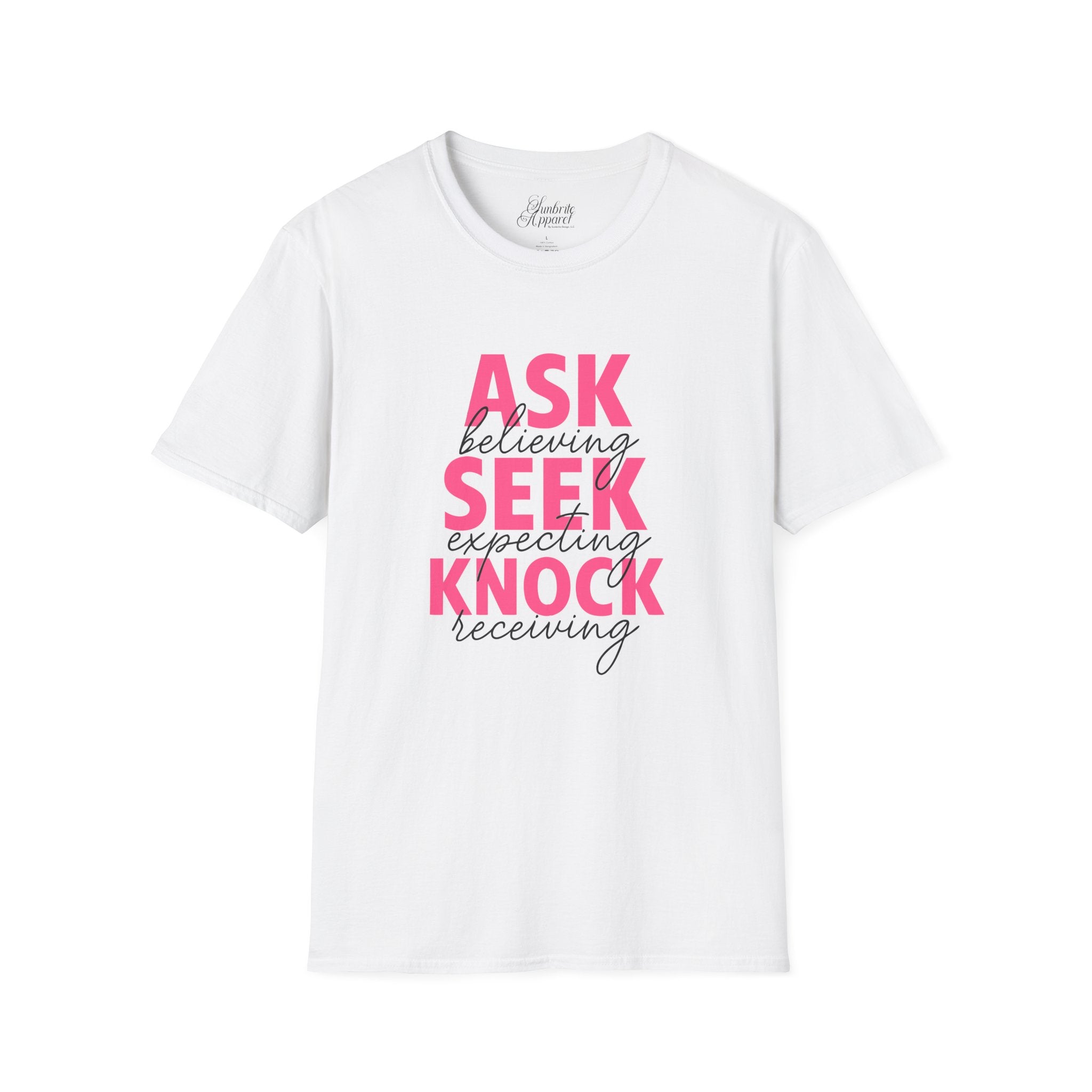 Ask Seek Knock Softstyle T-Shirt
