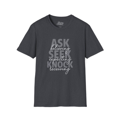Ask Seek Knock Softstyle T-Shirt