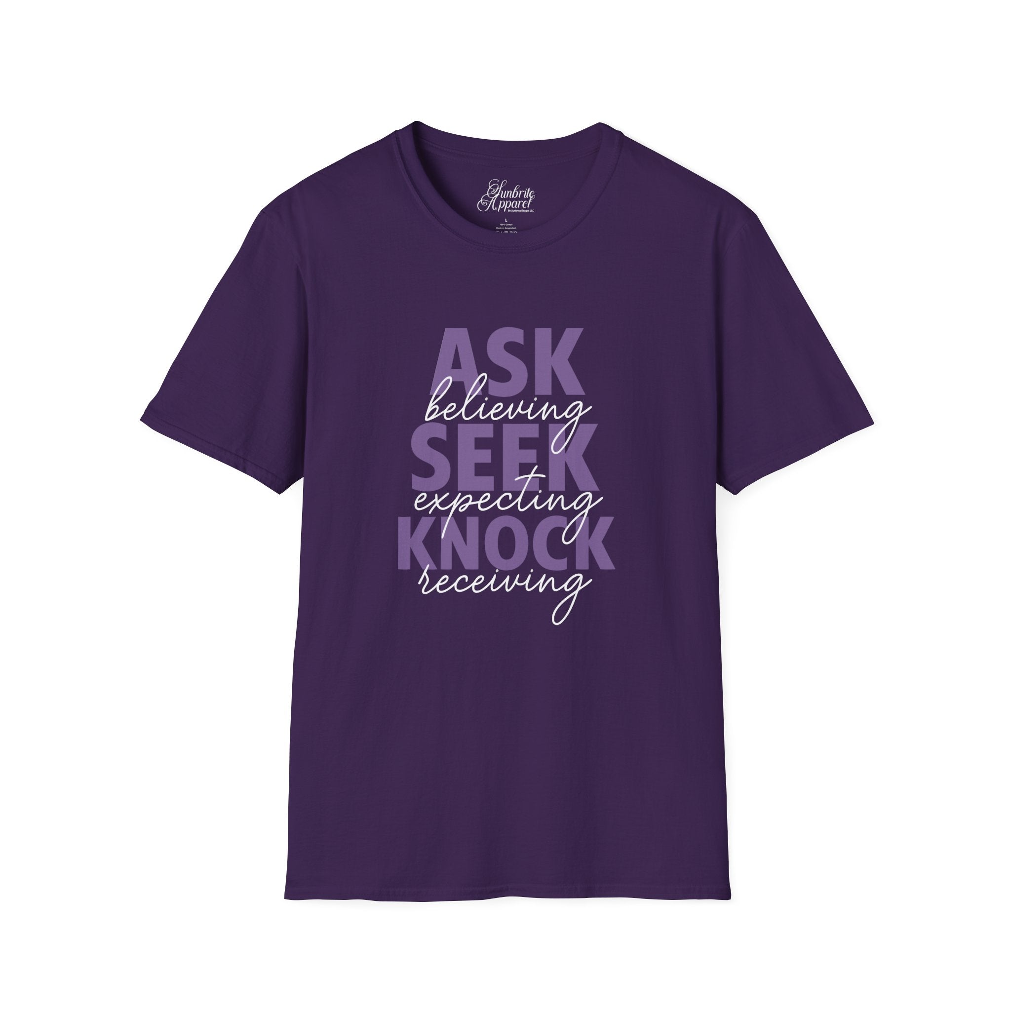 Ask Seek Knock Softstyle T-Shirt