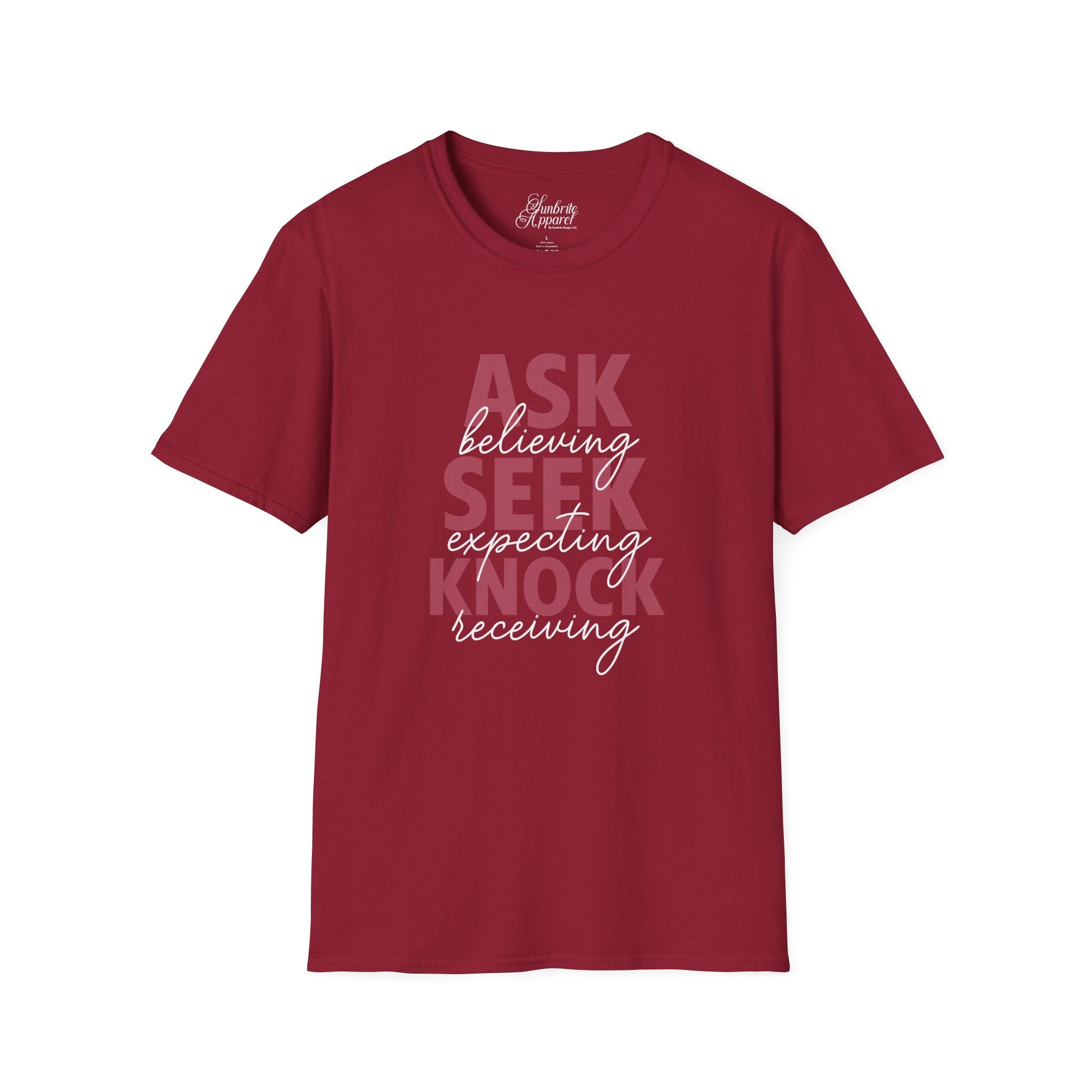 Ask Seek Knock Softstyle T-Shirt