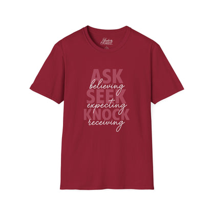 Ask Seek Knock Softstyle T-Shirt