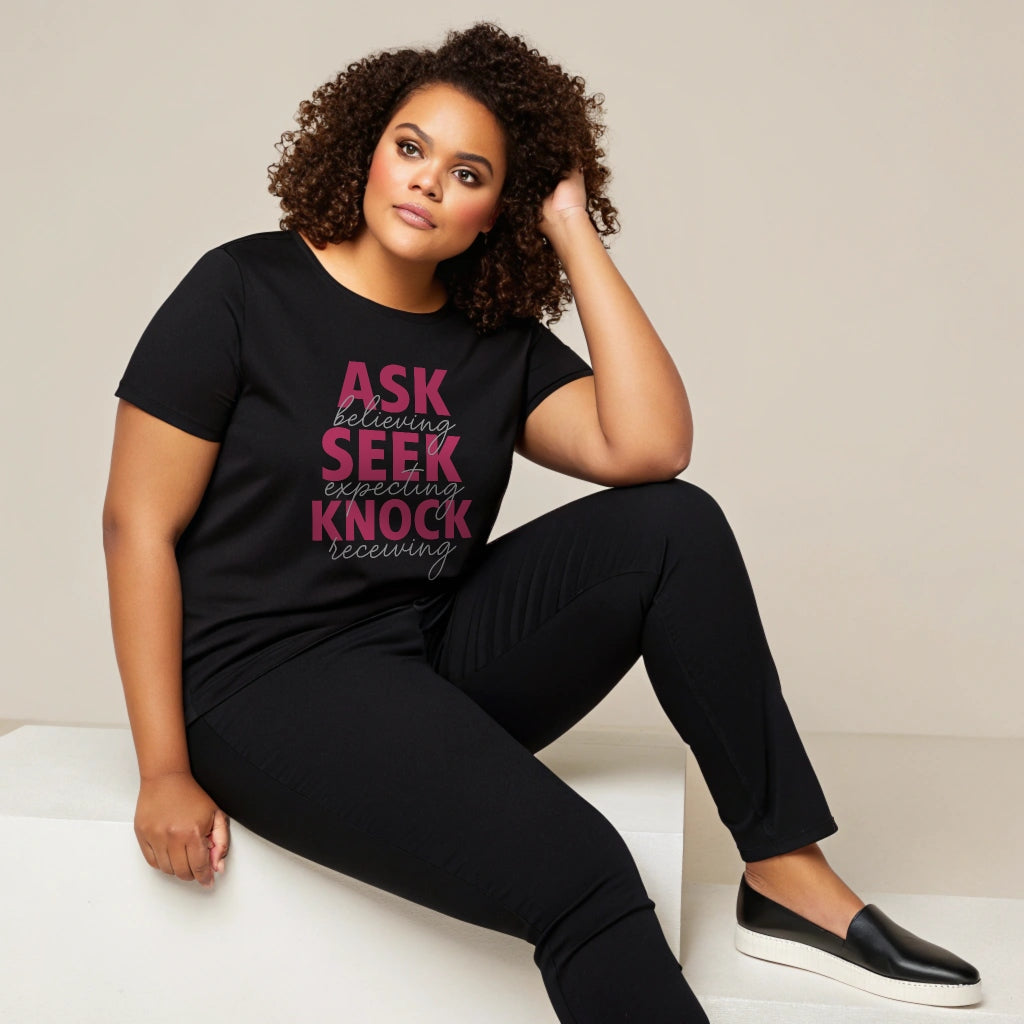 Ask Seek Knock Softstyle T-Shirt