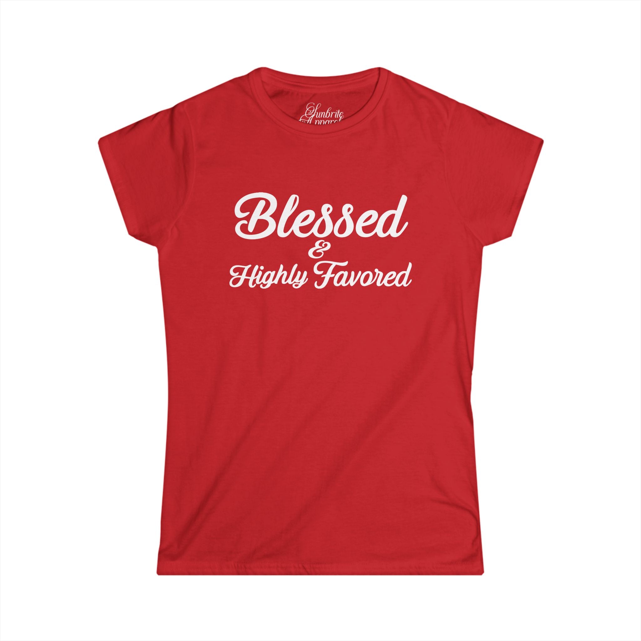 Blessed & Highly Favored Women's Softstyle Tee