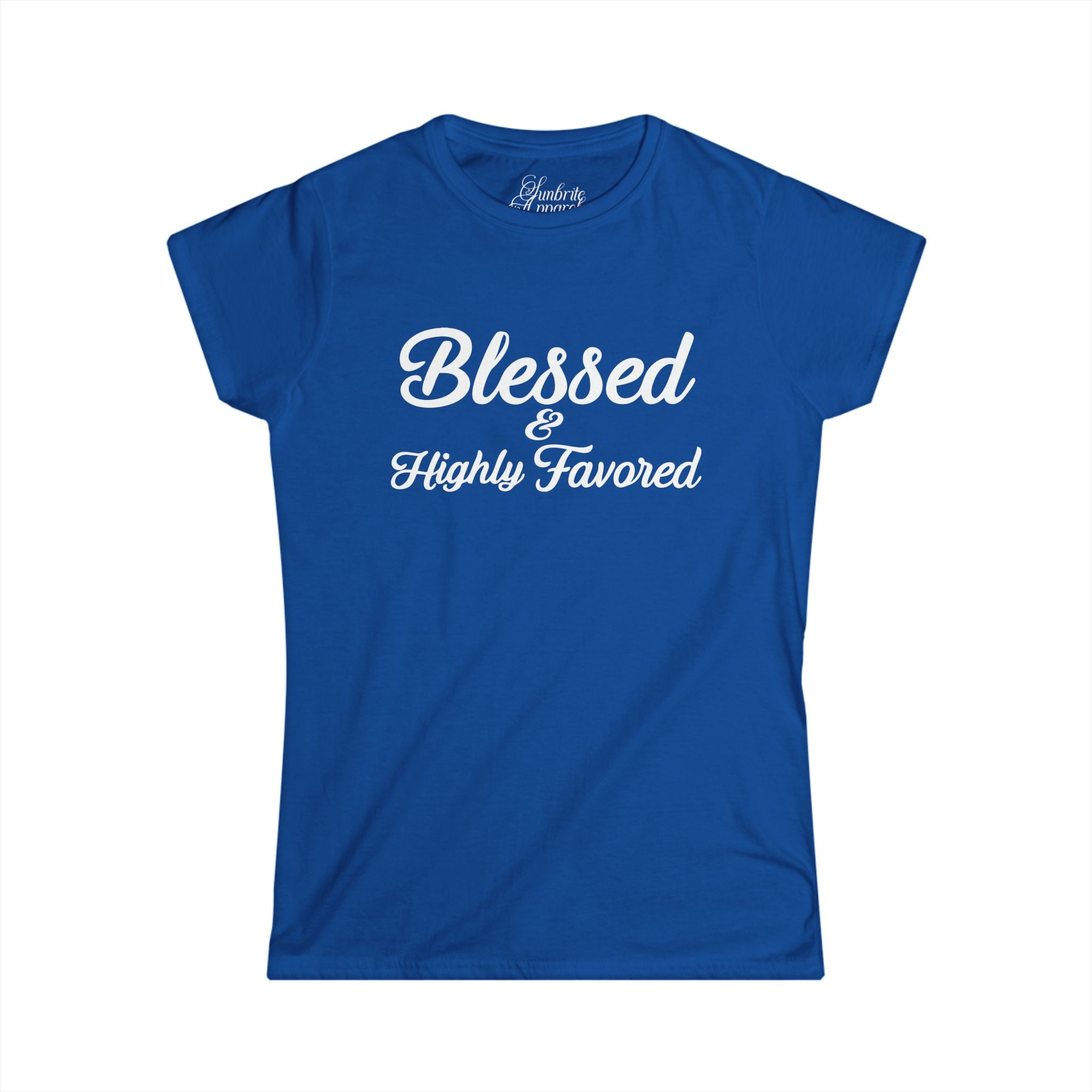 Blessed & Highly Favored Women's Softstyle Tee