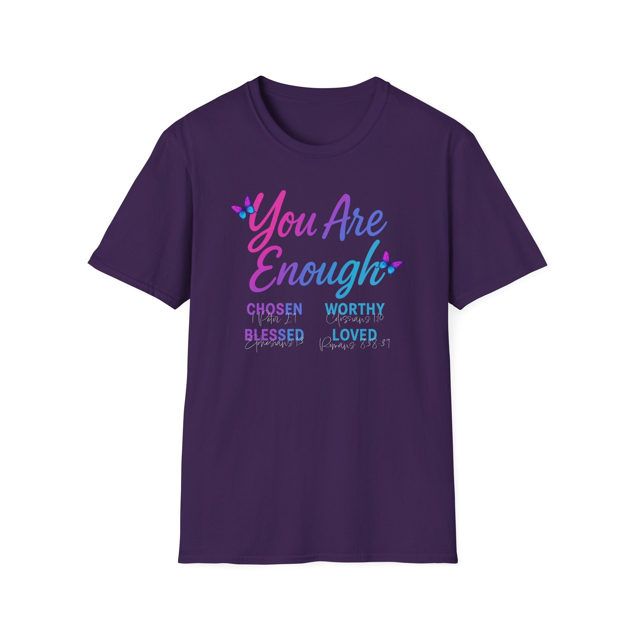 Christian Inspirational T-Shirt - Woman of God: You Are Enough