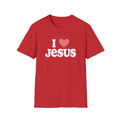 Christian T-Shirt I Love Jesus
