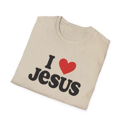 Christian T-Shirt I Love Jesus