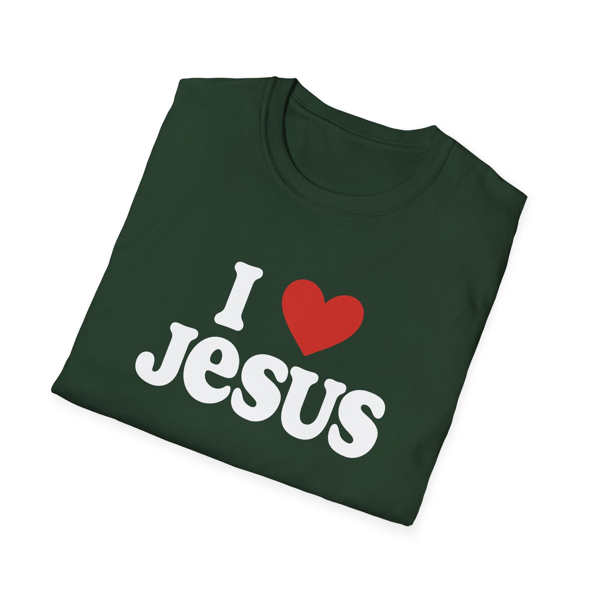Christian T-Shirt I Love Jesus