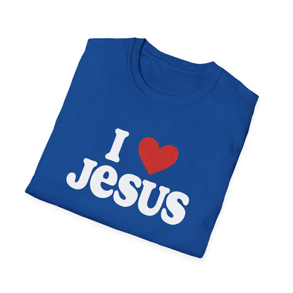 Christian T-Shirt I Love Jesus