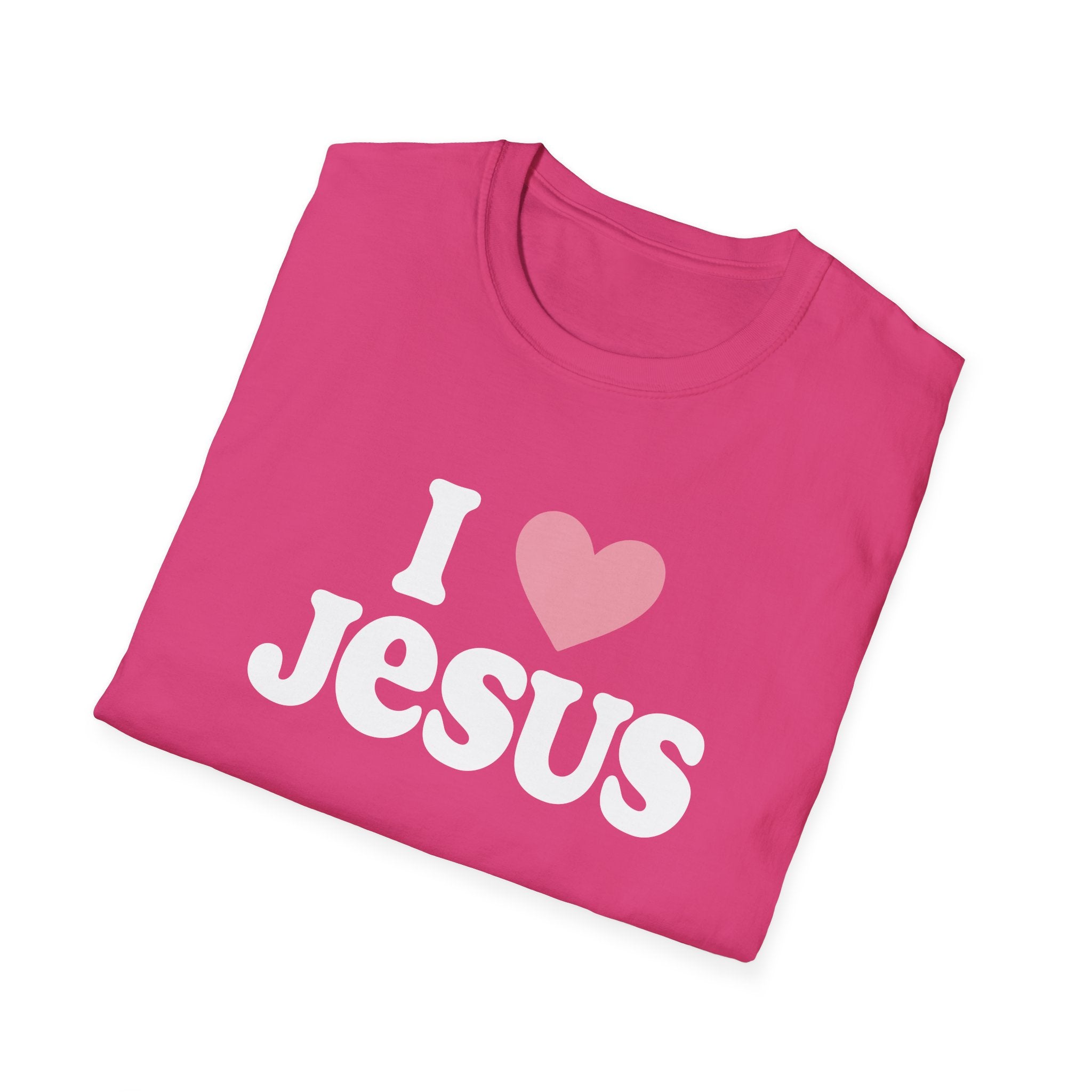 Christian T-Shirt I Love Jesus