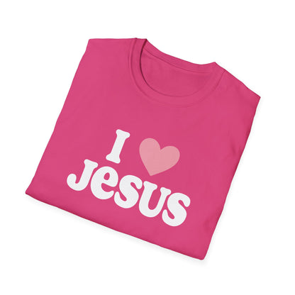 Christian T-Shirt I Love Jesus