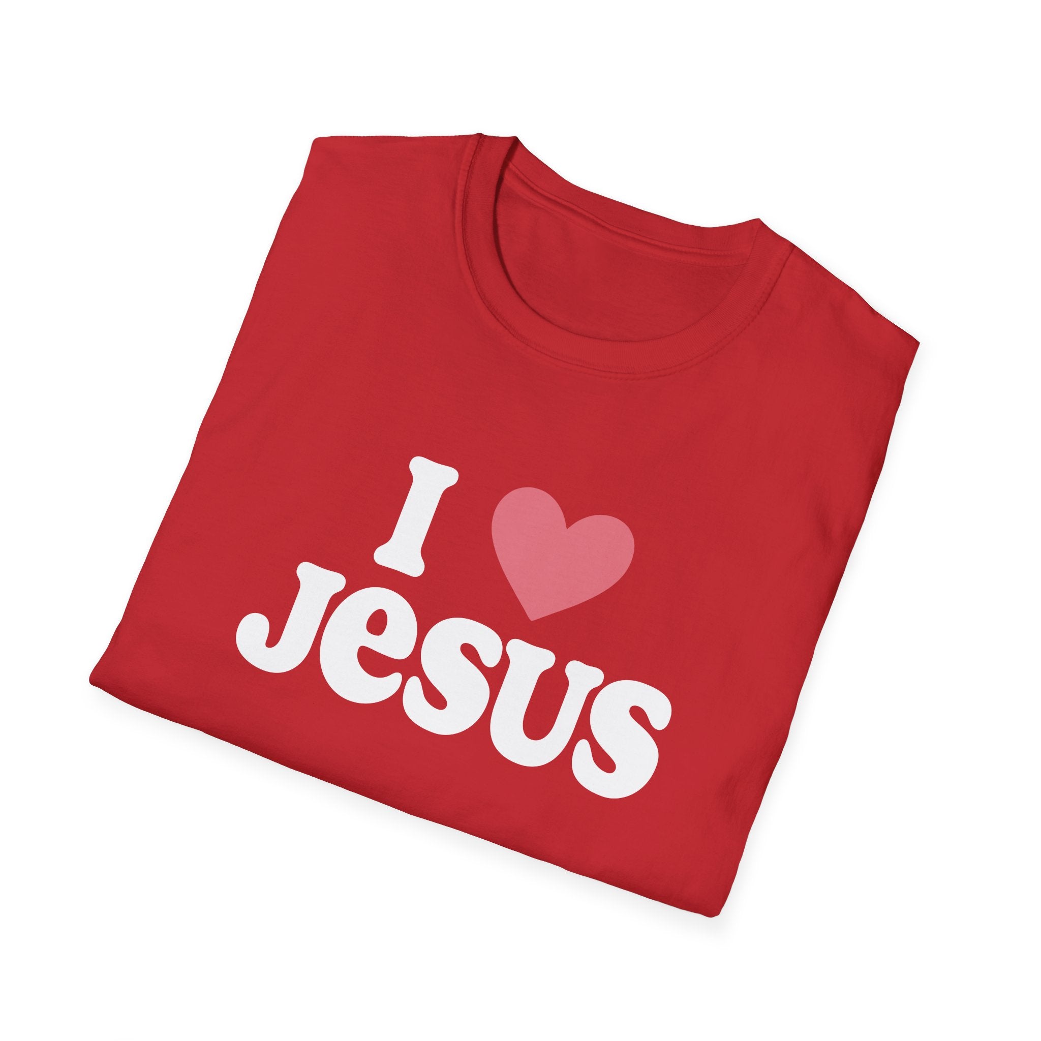 Christian T-Shirt I Love Jesus