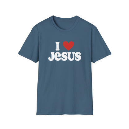 Christian T-Shirt I Love Jesus