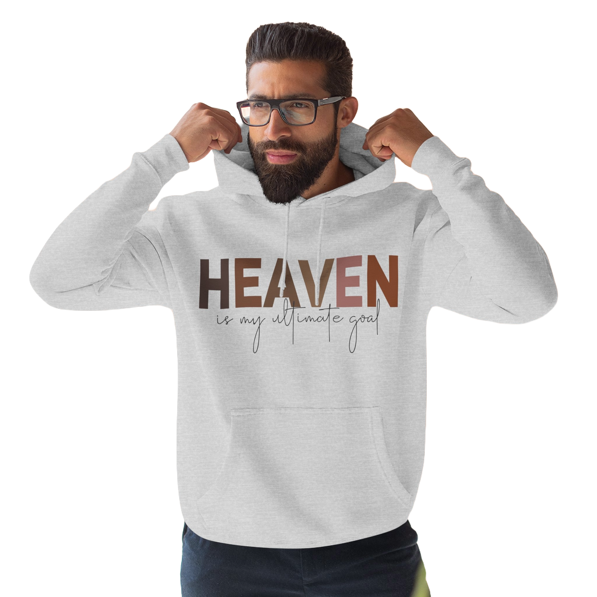 Fleece Hoodie - Heaven is my ultimate goal