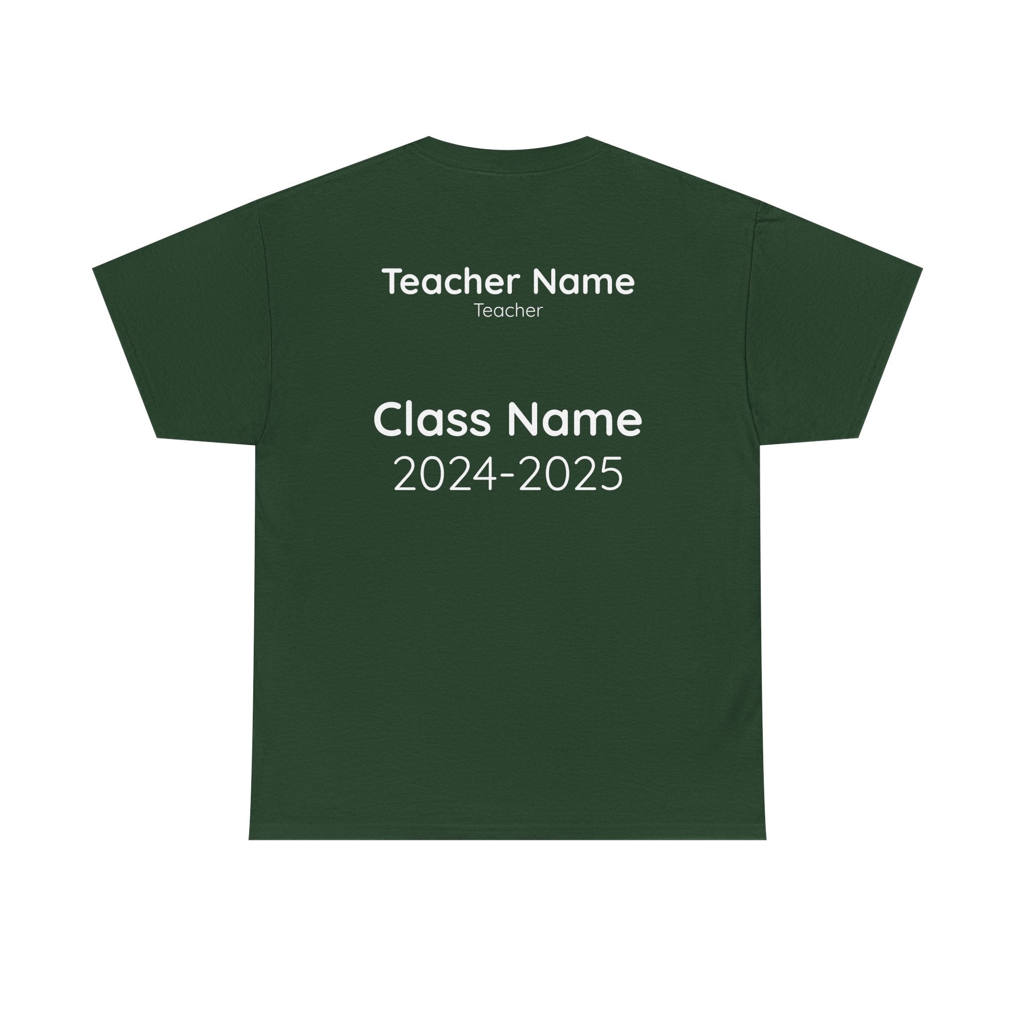 Teacher Tees - Customized Cotton Tee