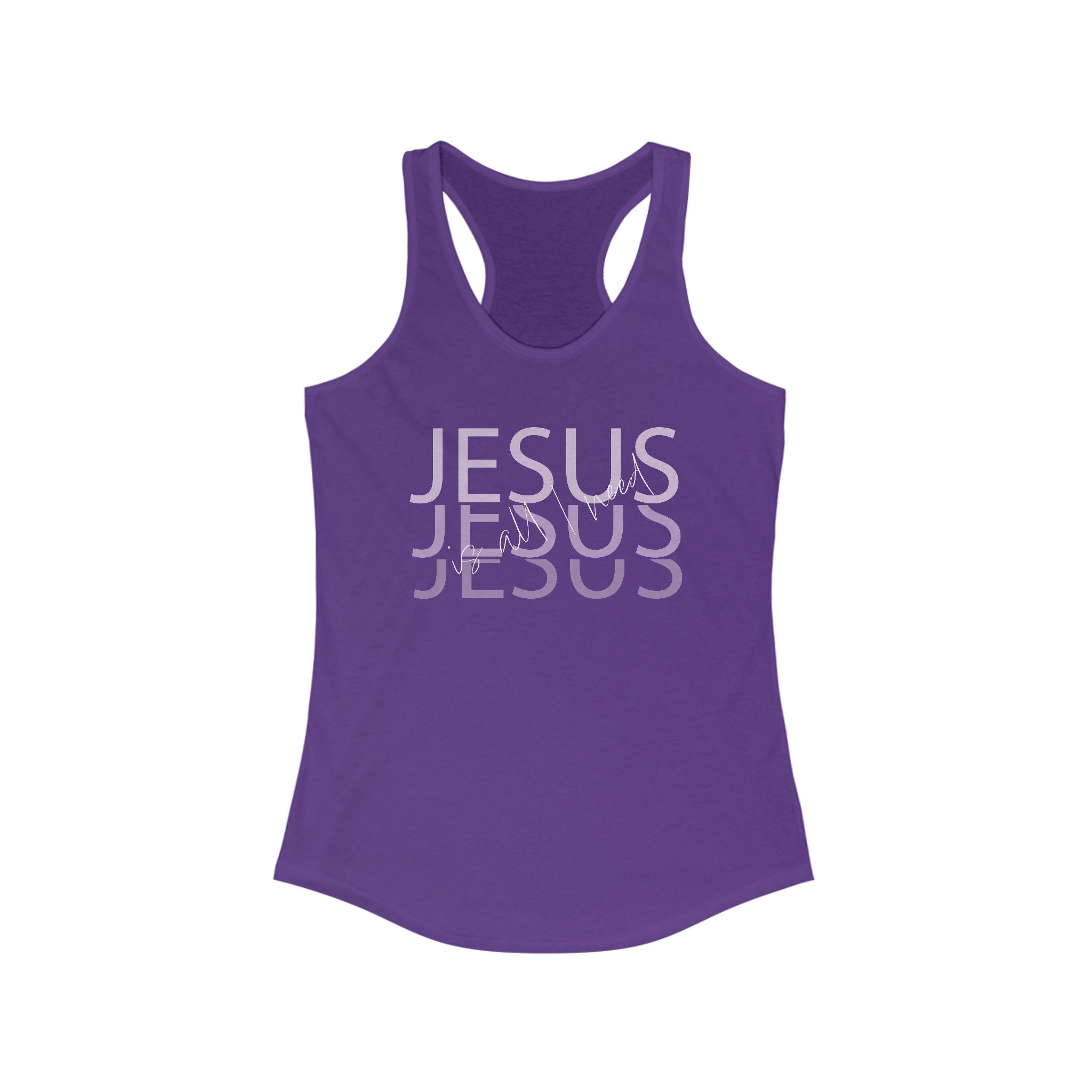 Women's Tank Top - Jesus is all I Need