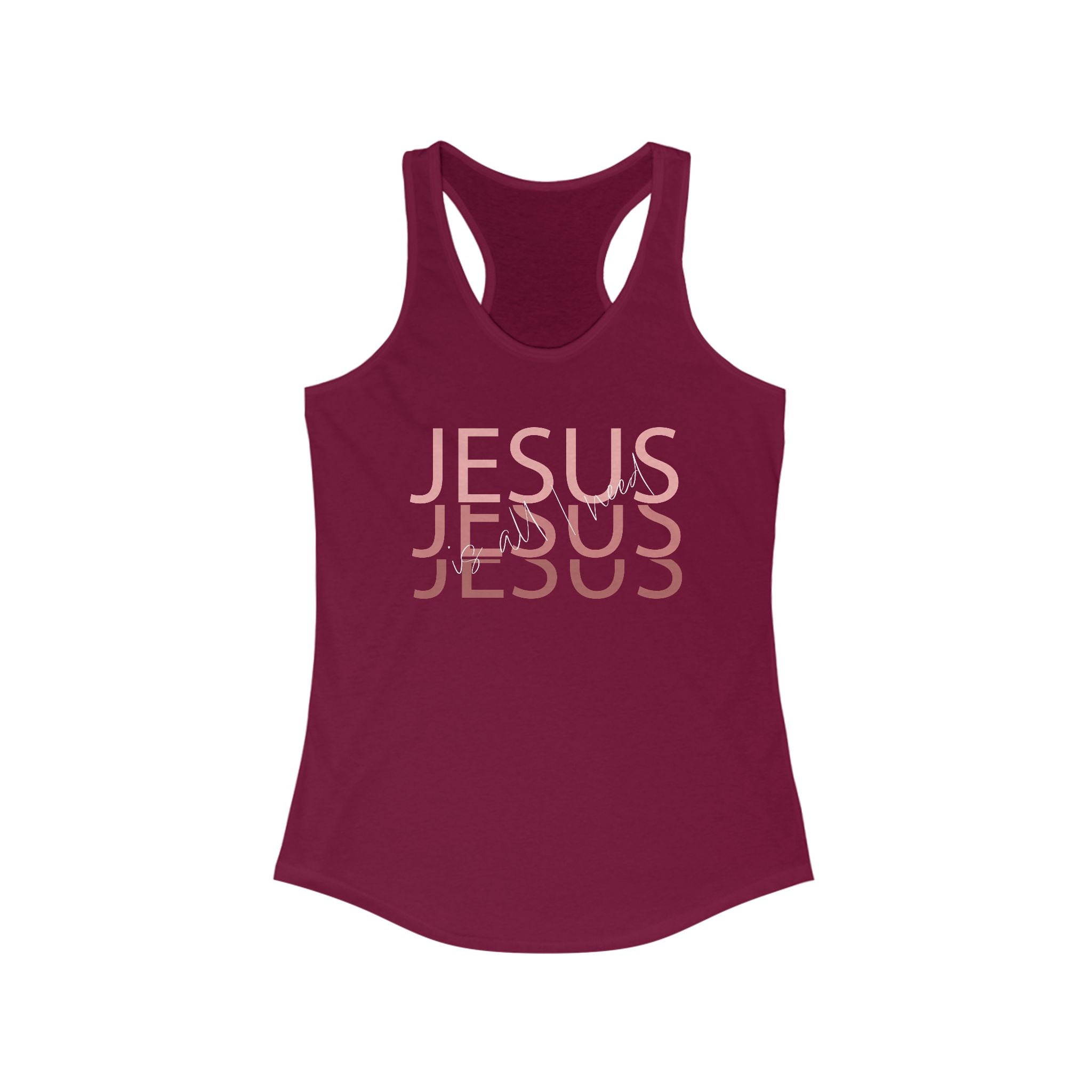 Women's Tank Top - Jesus is all I Need