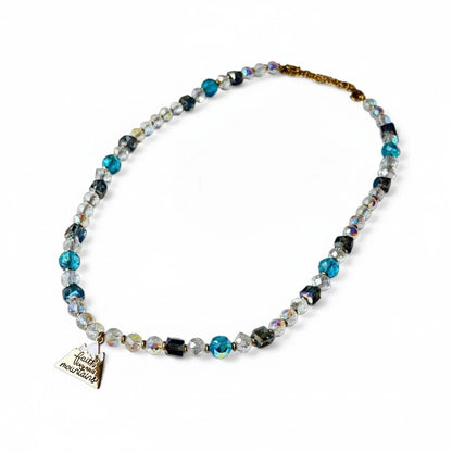 Faith Can Move Mountains Crystal Necklace & Bracelet