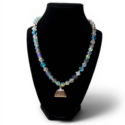 Faith Can Move Mountains Crystal Necklace & Bracelet